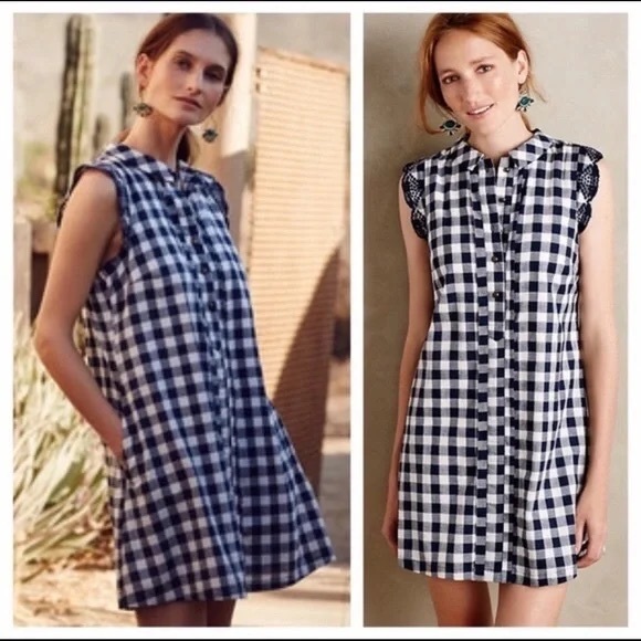 Anthropologie Dresses & Skirts - Anthropologie Dear Creatures gingham dress‎
